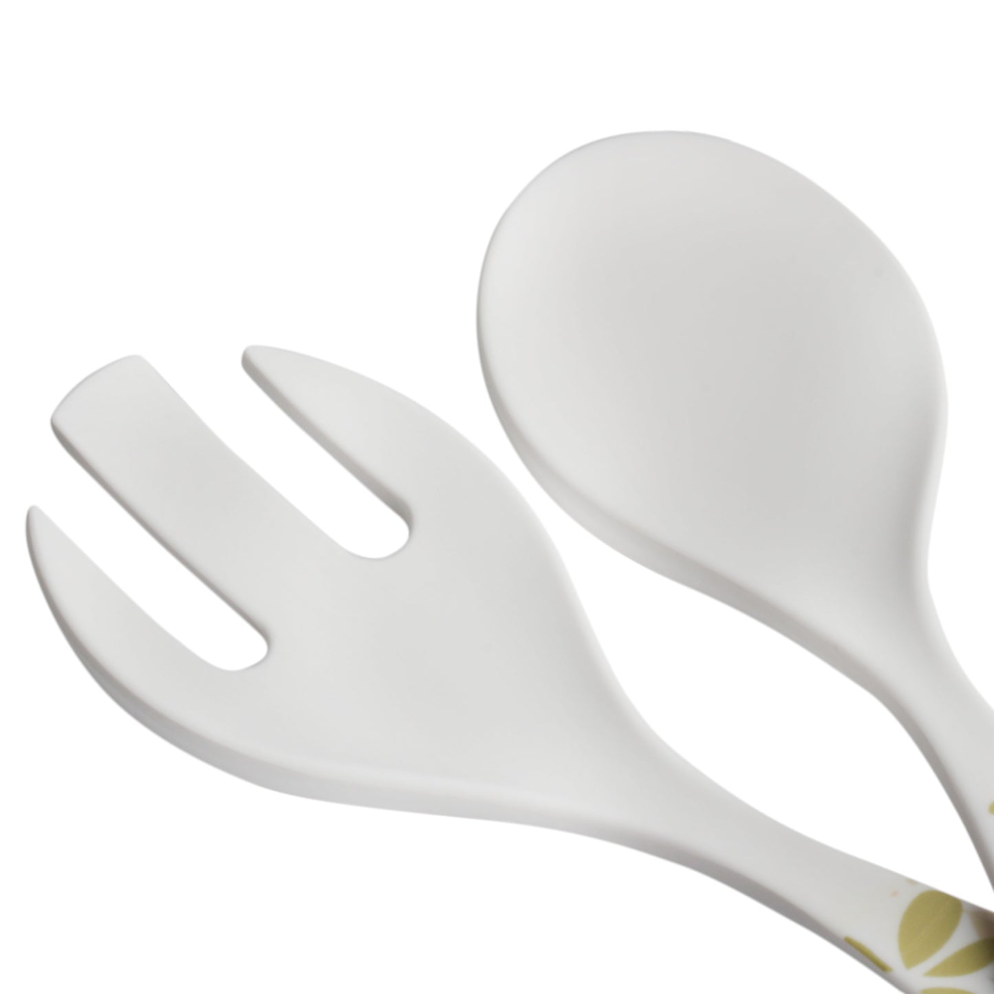 Melamine Salad Servers, 11.8 inch Salad Serving Utensils, Salad Tongs Salad Mixing Dinner Fork and Spoon