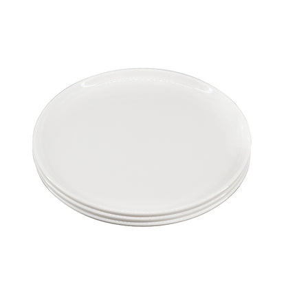 Melamine Plastic Round Dinner Plates, Set of 3 for restaurant indoor or outdoor picnic camping