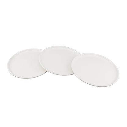 Melamine Plastic Round Dinner Plates, Set of 3 for restaurant indoor or outdoor picnic camping