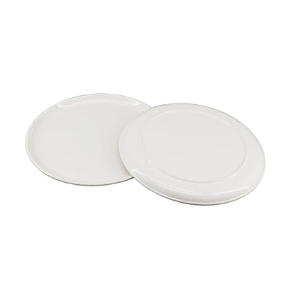 Melamine Plastic Round Dinner Plates, Set of 3 for restaurant indoor or outdoor picnic camping