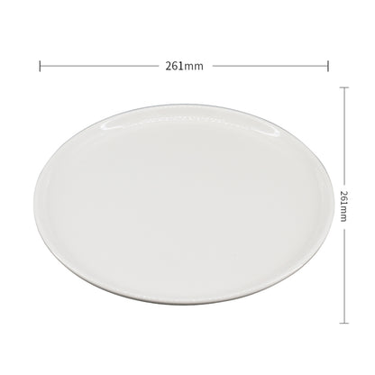 Melamine Plastic Round Dinner Plates, Set of 3 for restaurant indoor or outdoor picnic camping